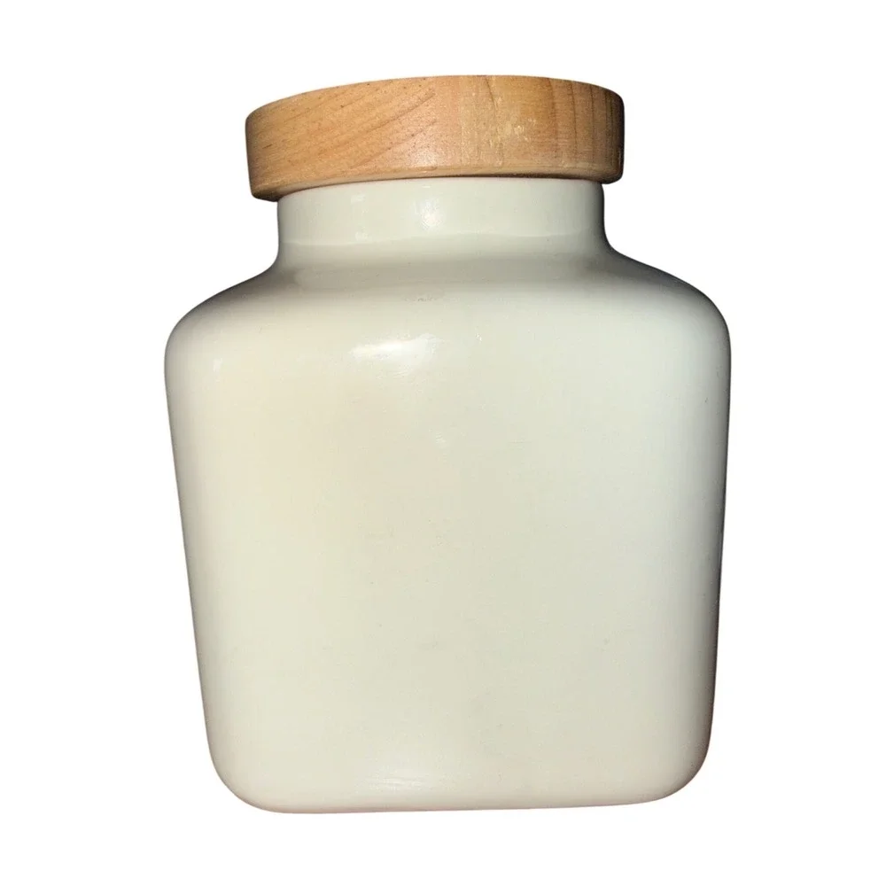 Hallmark A Year of Date Nights Jar Ceramic Wood Lid New No Cards
